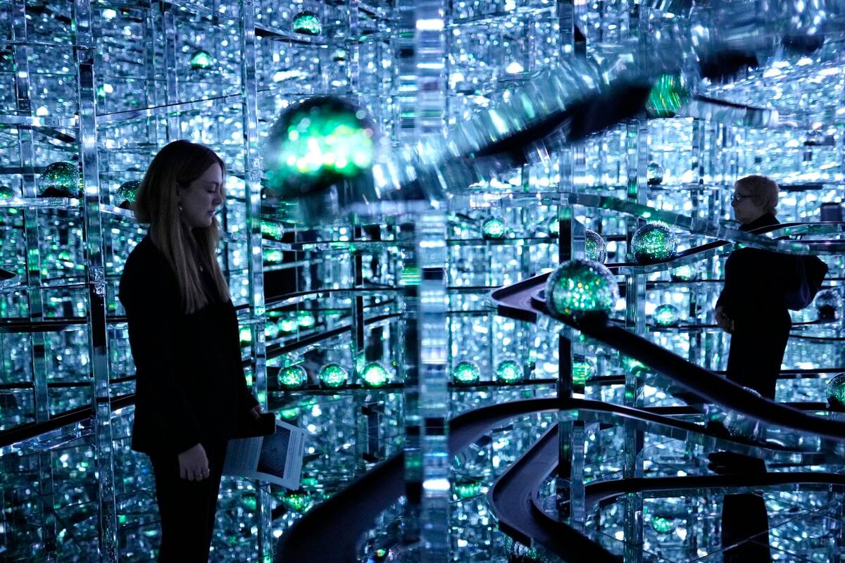 Figuras de luz protagonizan nuevas obras de arte del TeamLab