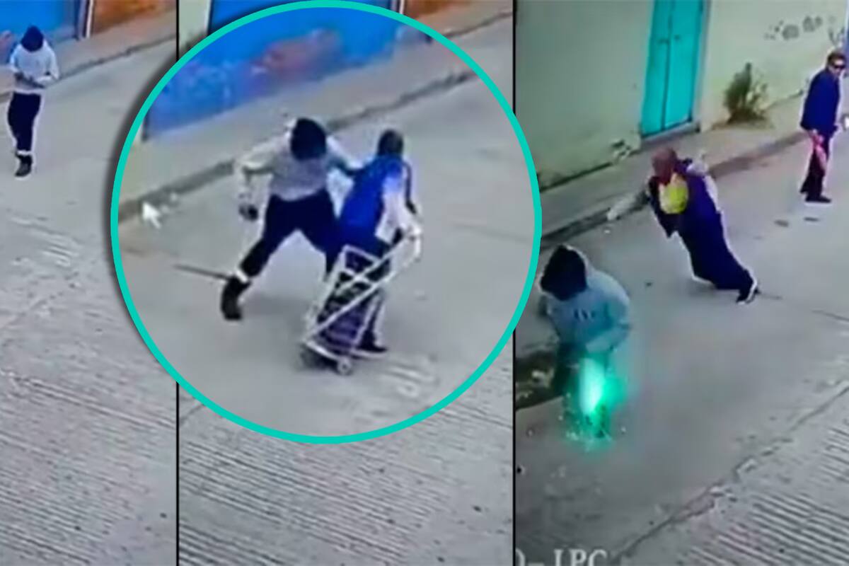 Hombre asalta a una abuelita en San Luis Potosí; el momento queda grabado