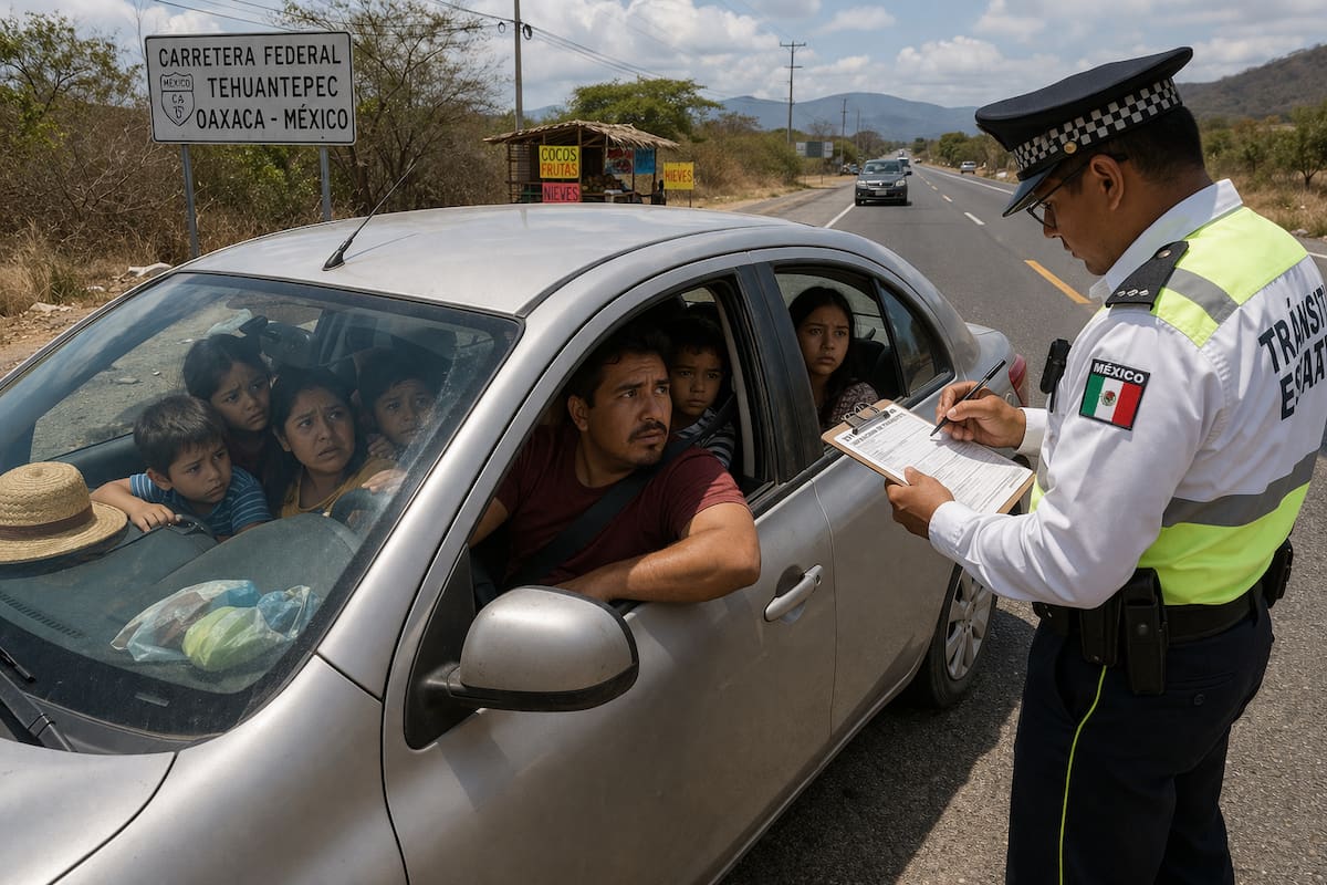 Multarán con hasta 3 mil pesos y les quitarán el auto a todos los conductores que lleven más pasajeros de los permitidos esta Semana Santa