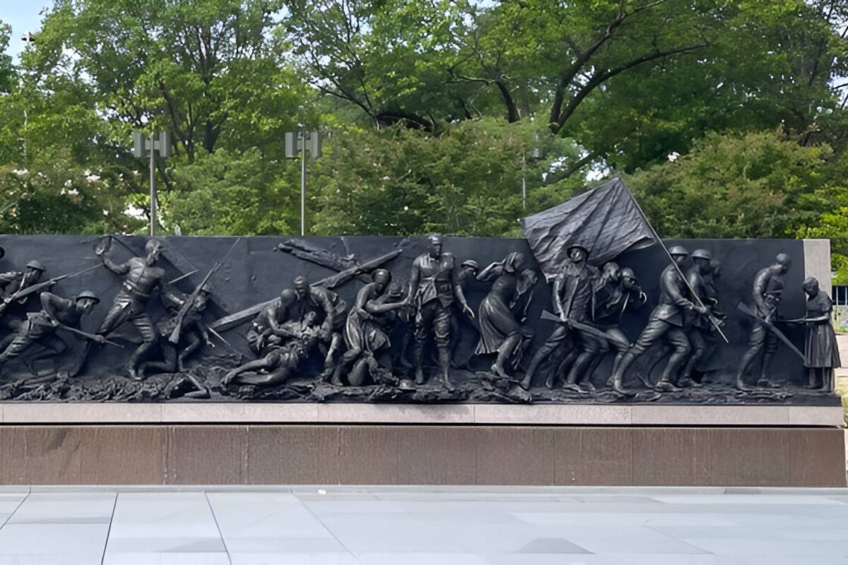Nueva obra de arte conmemora a los veteranos de la Primera Guerra Mundial en Washington D.C.