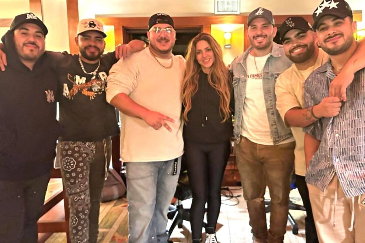 Grupo Frontera confiesa cómo fue trabajar con Shakira en el estudio de grabación para la canción “(Entre Paréntesis)”