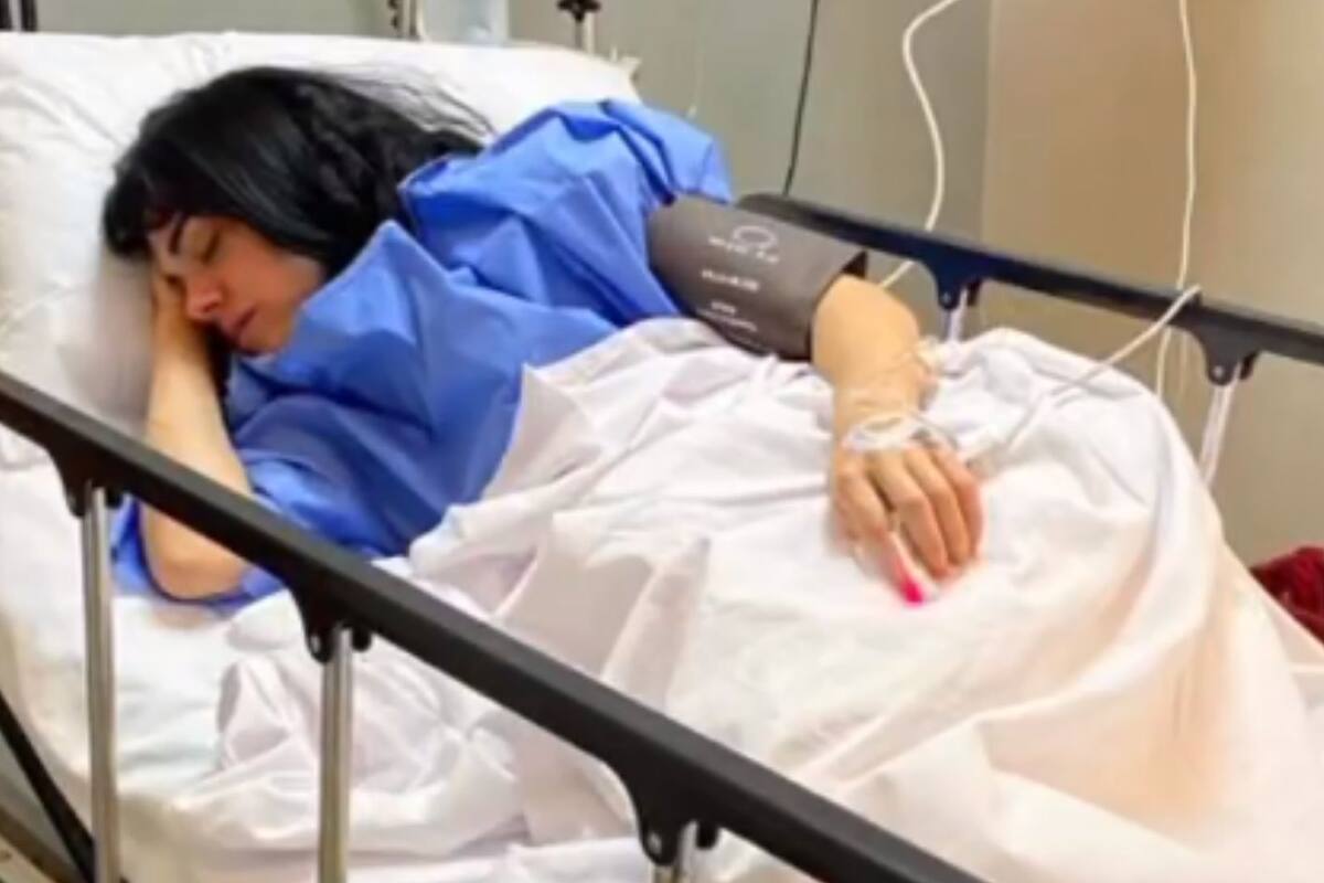 Livia Brito es hospitalizada de emergencia