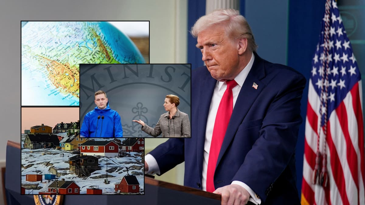 Donald Trump insiste en el control de Groenlandia | Foto: Reuters, AP, Canvas