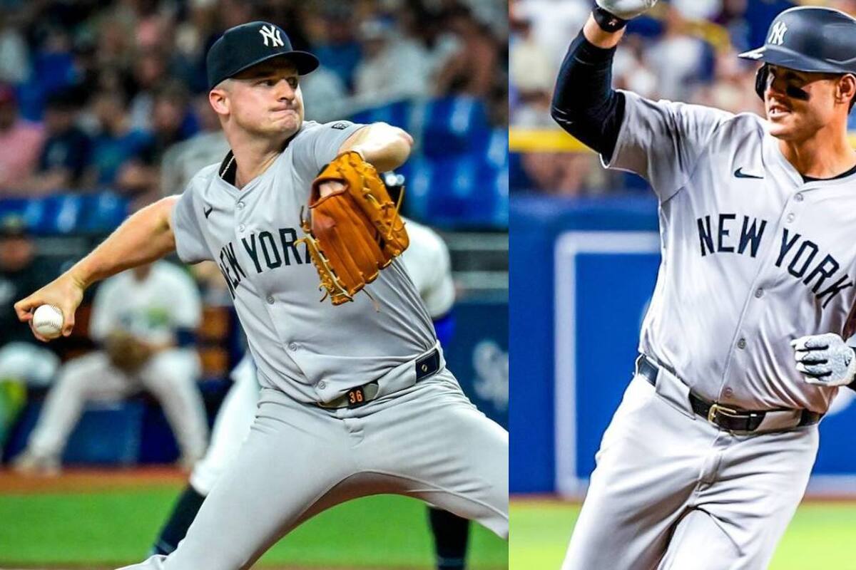 Yankees dominan a Rays con blanqueada estelar de Schmidt