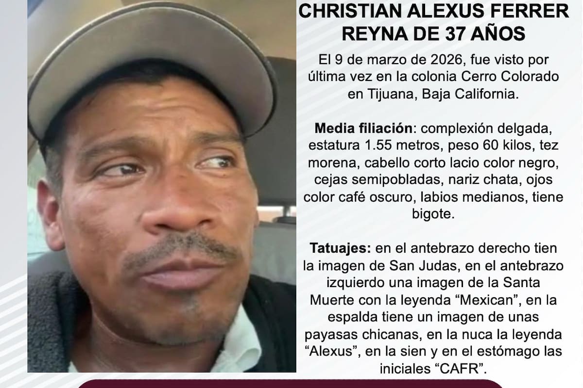 Se busca a Alexus Ferrer Reyna de 37 años