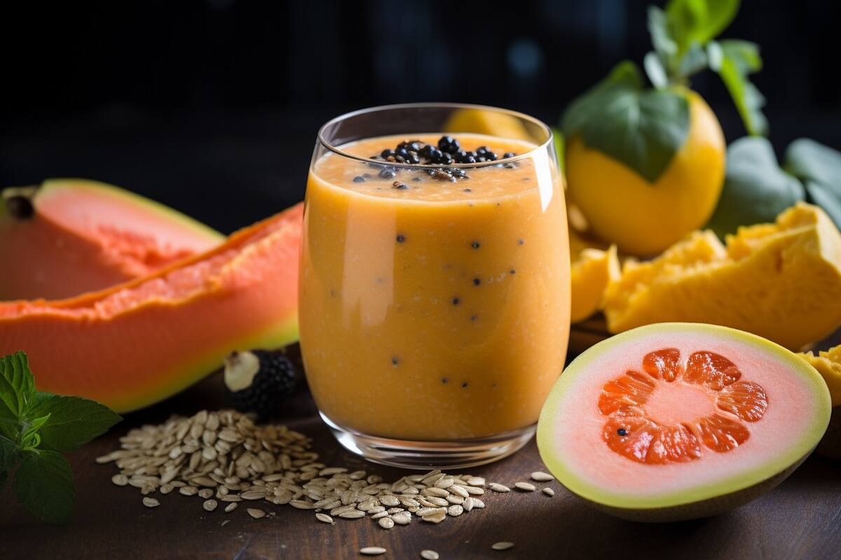 Para qué sirve el licuado de avena con papaya y naranja