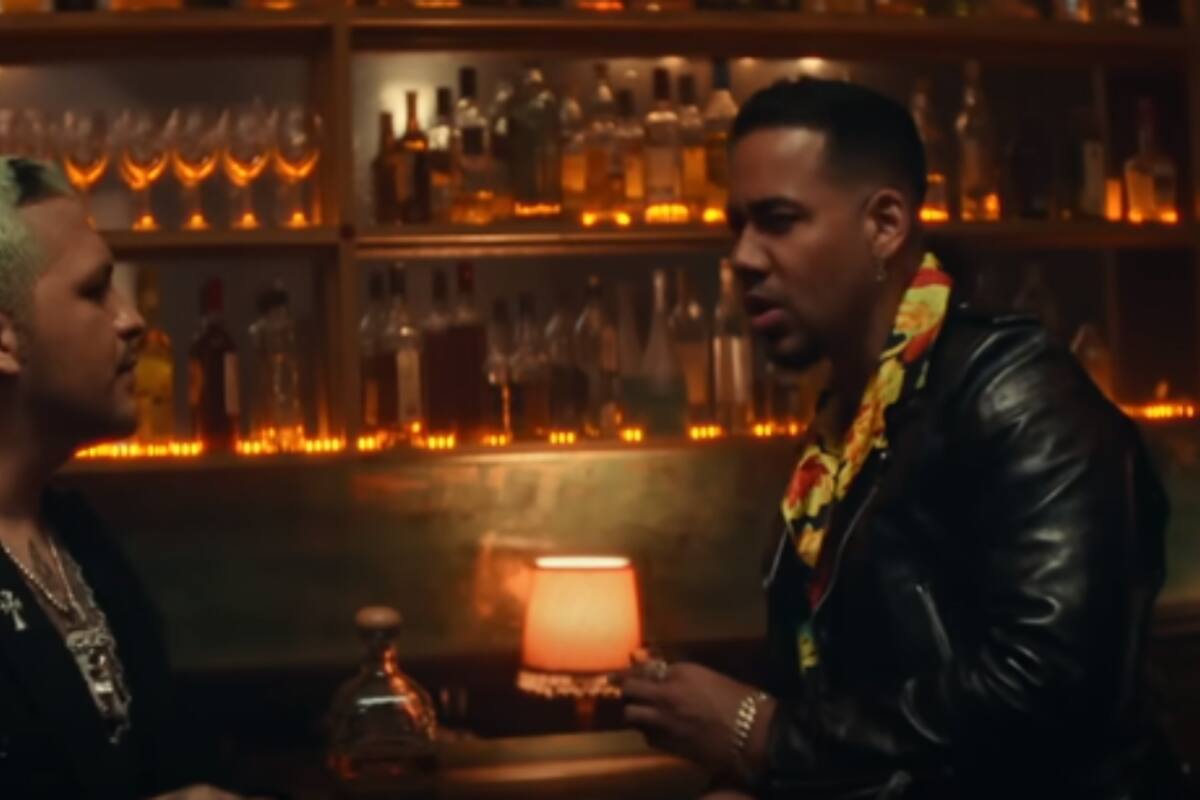 Christian Nodal y Romeo Santos estrenan video de su tema 'Me extraño'