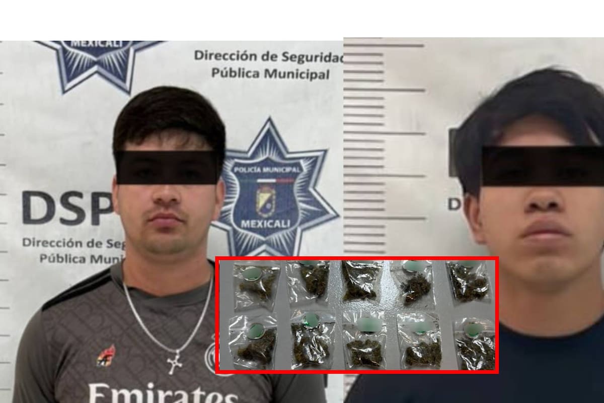 Sorprenden a dos conductores con droga y son detenidos