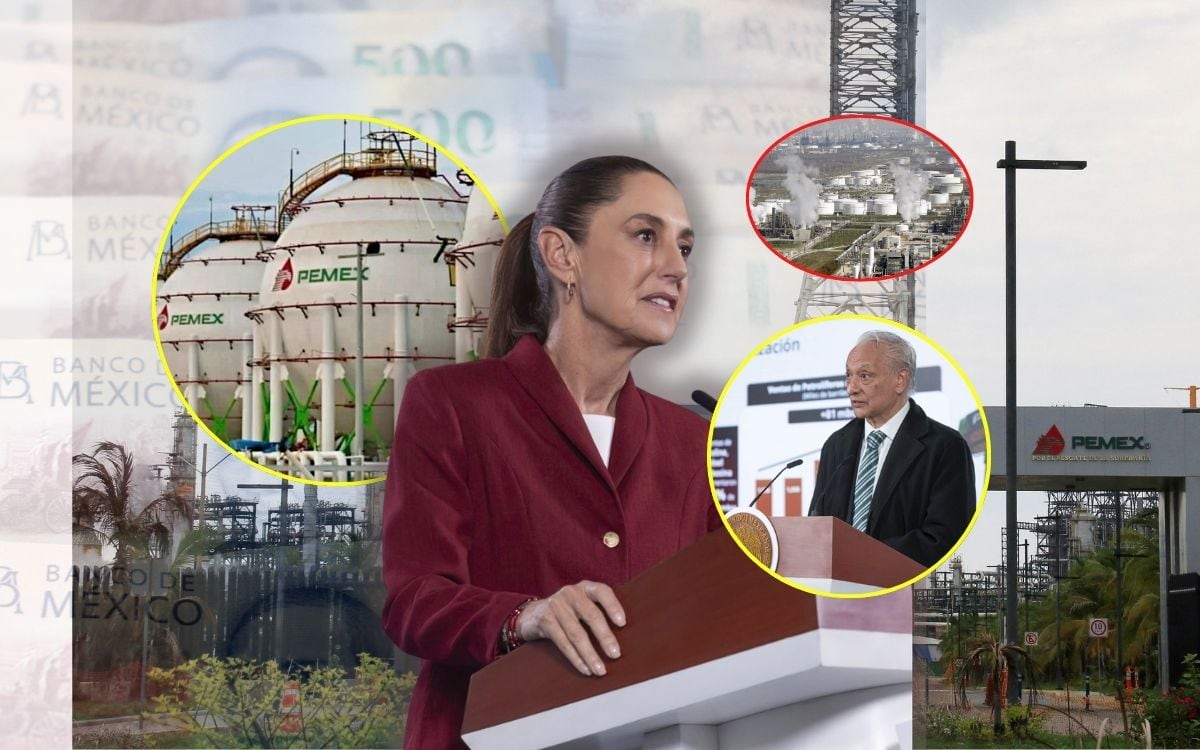Dos Bocas impulsa al Sistema Nacional de Refinación a ganar 62 mil millones de pesos en 2025 mientras Deer Park vuelve a pérdidas por 404 millones y reduce su procesamiento de crudo. | Crédito: Presidencia/Especial/Banco digital GH