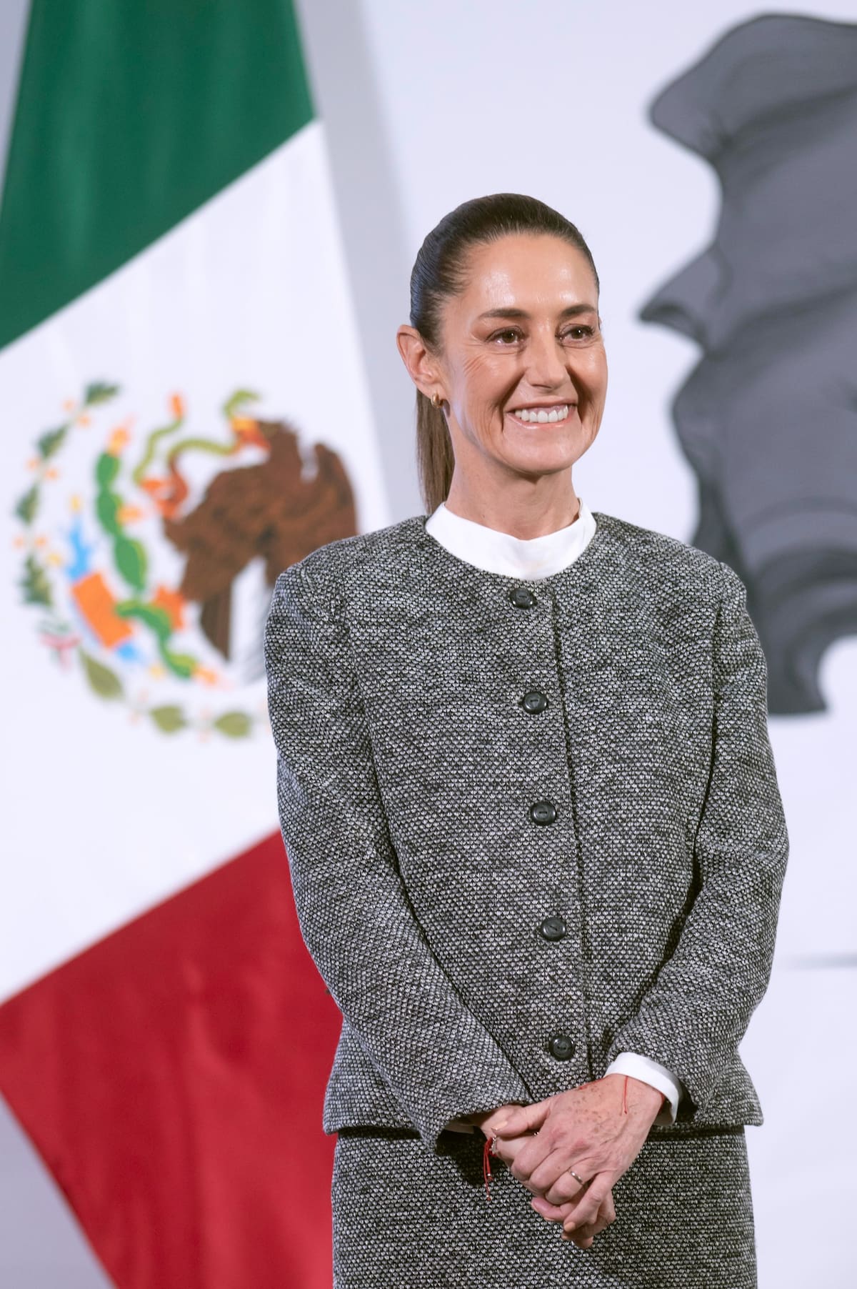 La presidenta Claudia Sheinbaum Pardo en 'La Mañanera del Pueblo'. | Crédito: Presidencia