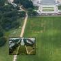 ¿Amenaza contra Trump? Investigan misteriosa inscripción que apareció en el National Mall de Washington