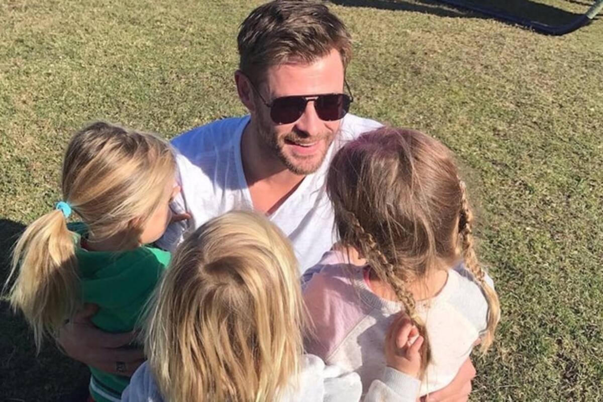 Chris Hemsworth ya no puede con sus hijos