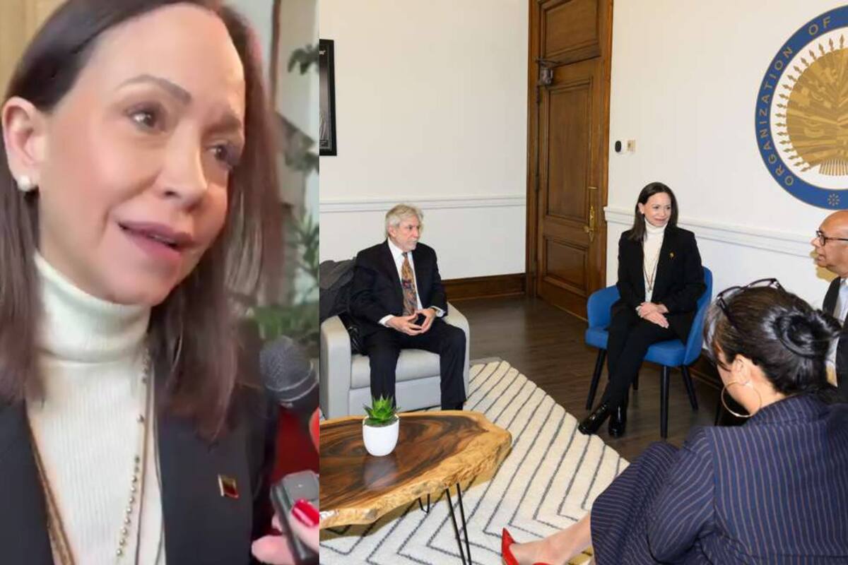 María Corina Machado acusa en la OEA que el chavismo “manipula” la situación de presos políticos en Venezuela