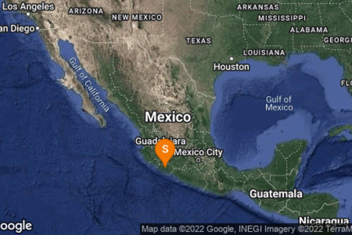 Sismo magnitud 4.6 es reportado en Coalcomán, Michoacán