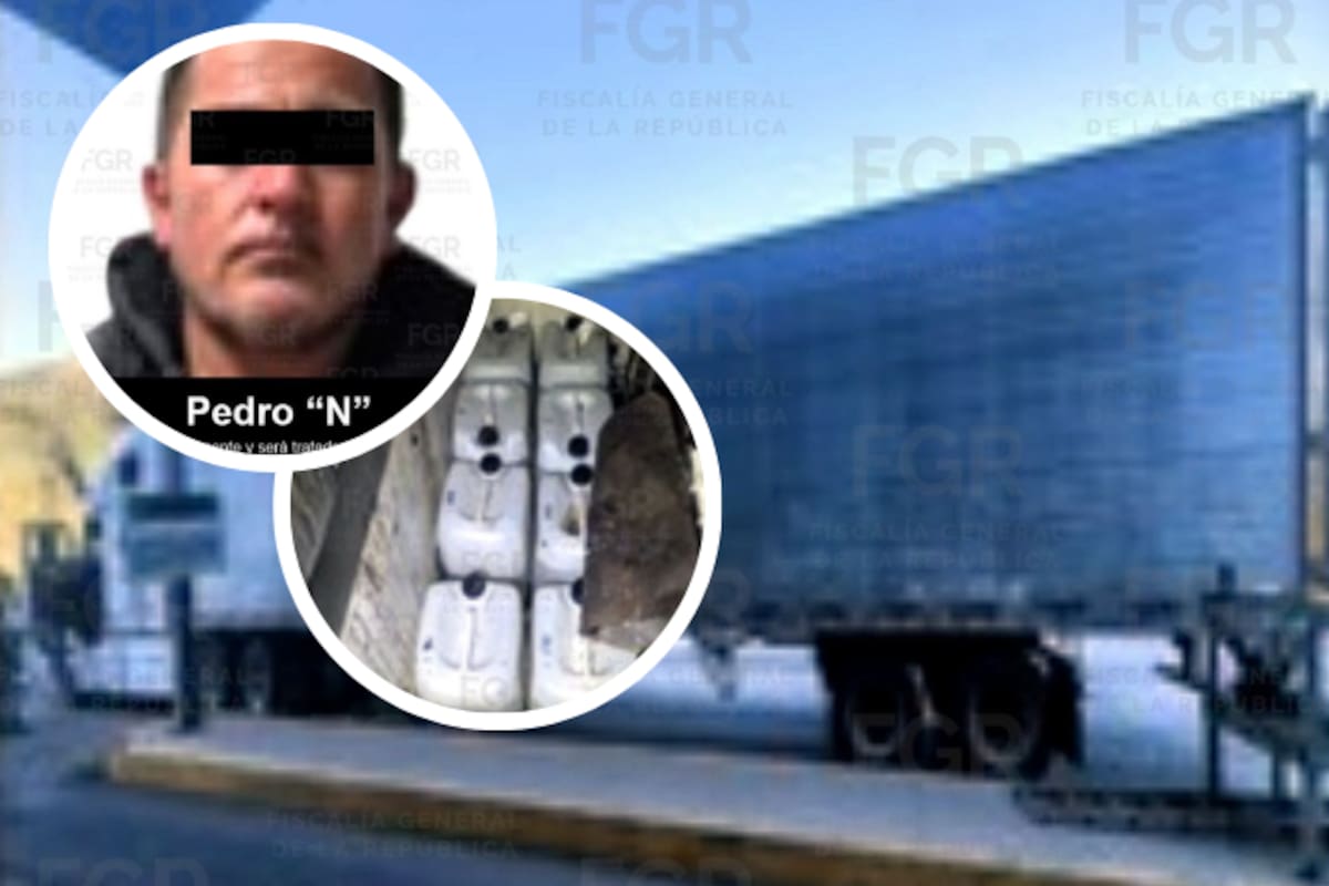 Detienen a hombre en tractocamión con casi 700 mil litros de metanfetamina líquida en carretera San Quintín–Ensenada