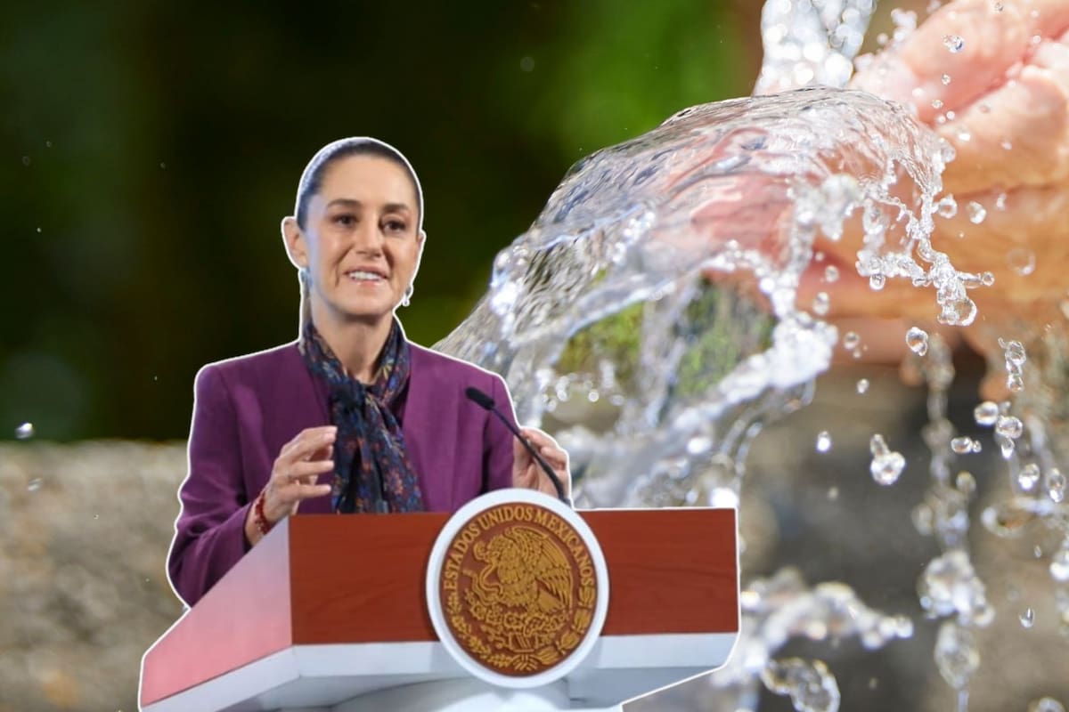 Sheinbaum defiende reforma a la Ley de Aguas y recomienda a opositores leer la Constitución