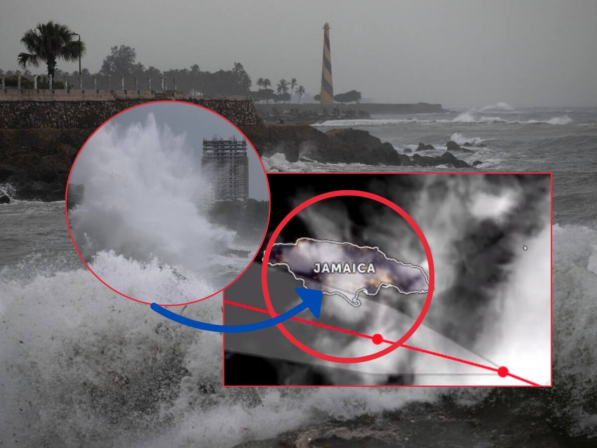 Se espera que 'Beryl' llegue a Jamaica este miércoles. | Crédito: EFE y videos de X