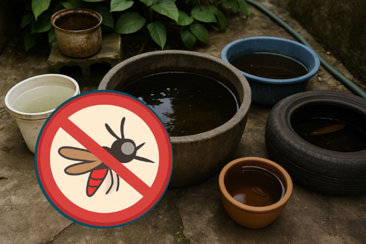 De esta forma puedes combatir los criaderos de mosquitos y prevenir el dengue