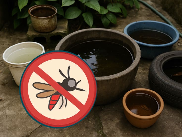 De esta forma puedes combatir los criaderos de mosquitos y prevenir el dengue