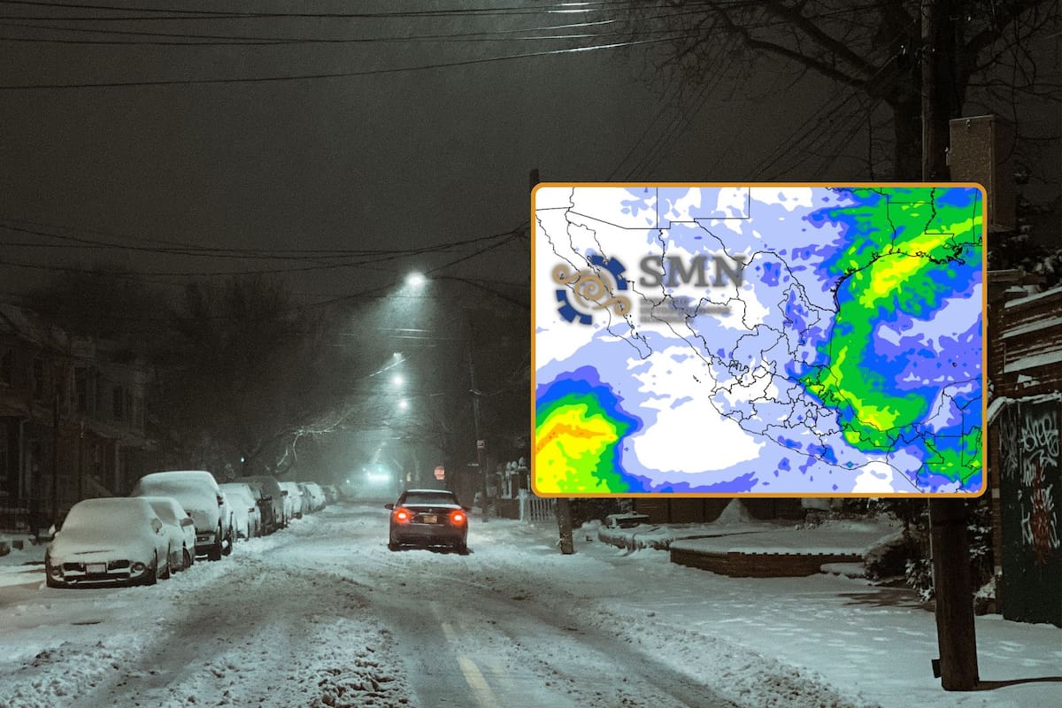 Gran masa de aire frío ‘congelará’ a México este sábado y domingo con nevadas, lluvias, evento Norte y temperaturas de hasta -10°C en estos estados