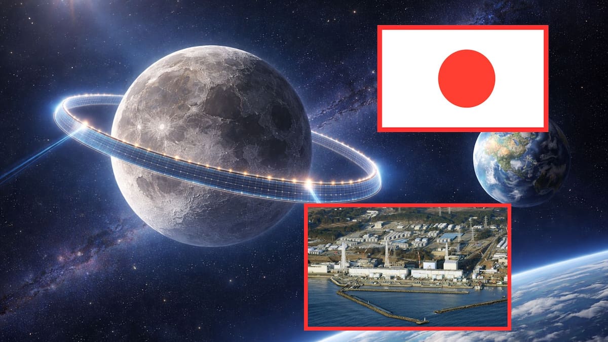 Japón planea rodear la Luna con un aro de celdas solares para convertir la radiación en energía inagotable, un avance tecnológico impulsado tras el desastre de Fukushima que evitaría futuras crisis nucleares en la Tierra