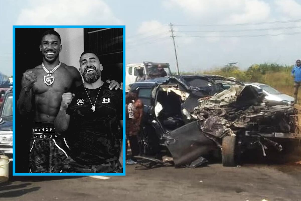 Anthony Joshua pausaría su carrera boxística: confirman que los dos hombres que fallecieron en el accidente eran sus entrenadores