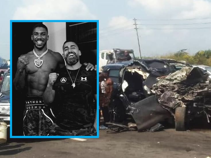 Anthony Joshua pausaría su carrera boxística: confirman que los dos hombres que fallecieron en el accidente eran sus entrenadores
