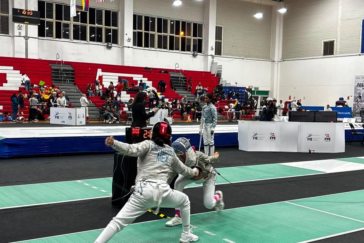 Cachanillas brillan en su debut internacional de esgrima