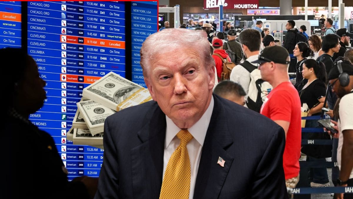 Donald Trump prometió recompensar con un bono $10,000 dólares a trabajadores que no se ausentaron “ni un solo día” durante el cierre de gobierno mientras amenaza con recortar sueldos a controladores aéreos ausentes