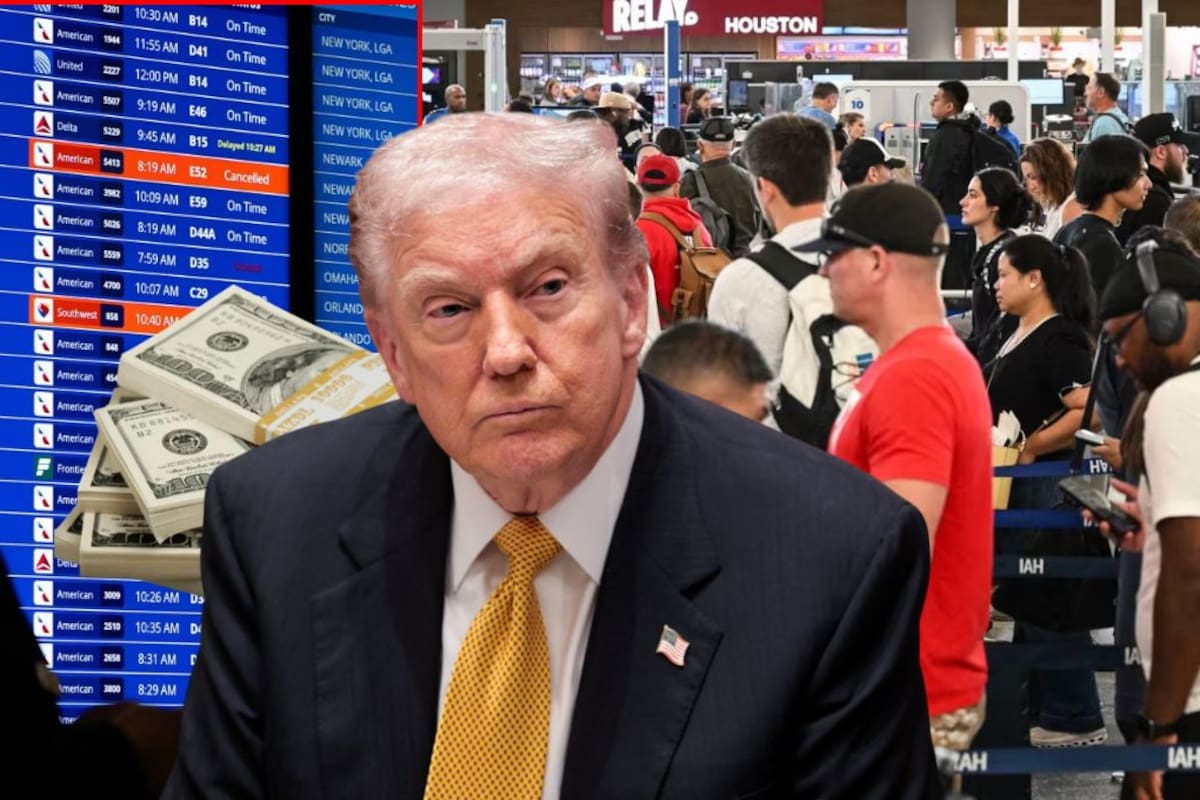 Donald Trump prometió recompensar con un bono $10,000 dólares a trabajadores que no se ausentaron “ni un solo día” durante el cierre de gobierno mientras amenaza con recortar sueldos a controladores aéreos ausentes