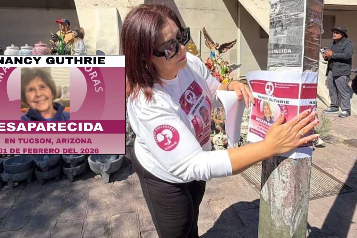 Madres Buscadoras de Sonora cruzan la frontera para apoyar en la búsqueda de Nancy Guthrie; solicitarán visa humanitaria a Estados Unidos