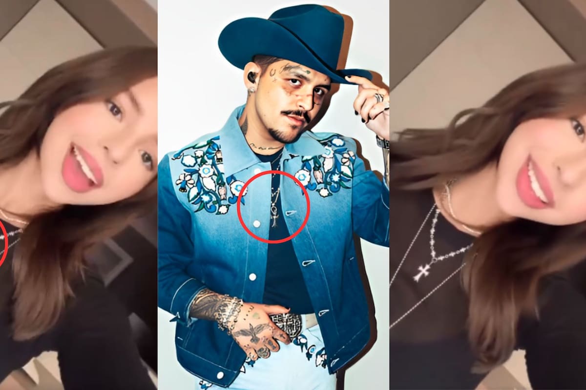 Ángela Aguilar muestra orgullosa cadena de Christian Nodal en redes sociales