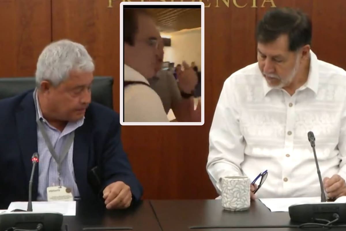VIDEO: Abogado que agredió a Noroña en el aeropuerto de CDMX le pide disculpas públicas en el Senado