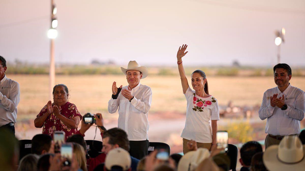 Apoyan Durazo y Sheinbaum al campo en el sur de Sonora con inversión de 6 mil 500 millones en obras de agua
