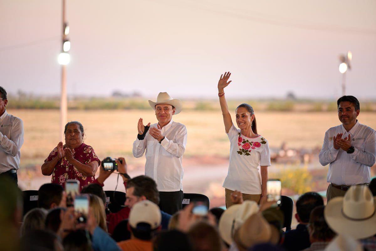 Apoyan Durazo y Sheinbaum al campo en el sur de Sonora con inversión de 6 mil 500 millones en obras de agua