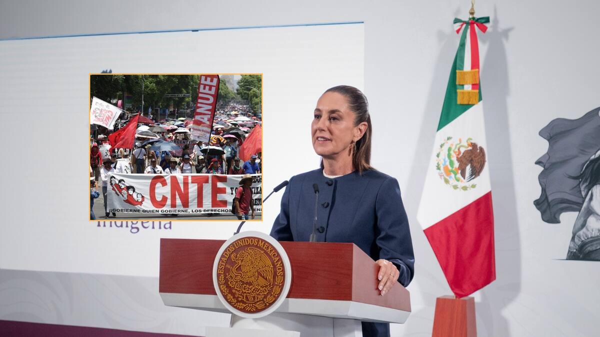 La derecha y la Coordinadora Nacional de Trabajadores de la Educación (CNTE) plantean lo mismo: boicotear la elección del Poder Judicial del domingo, dijo la presidenta Claudia Sheinbaum Pardo. Foto: Especial