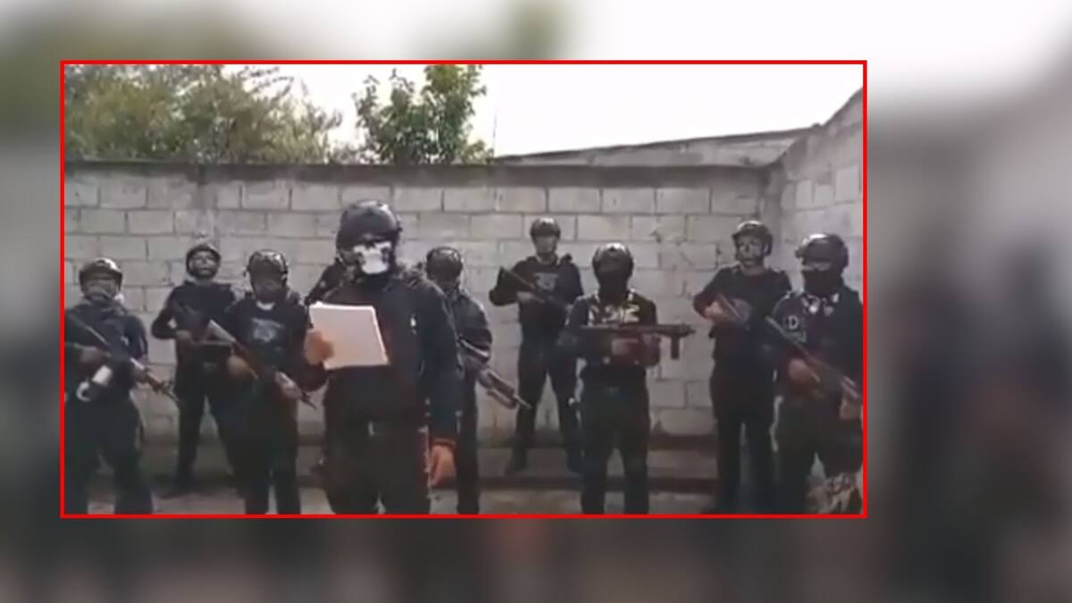 Fotografía de archivo digital GH. Supuestos miembros del CDS anuncian limpia en Guanajuato / captura de pantalla