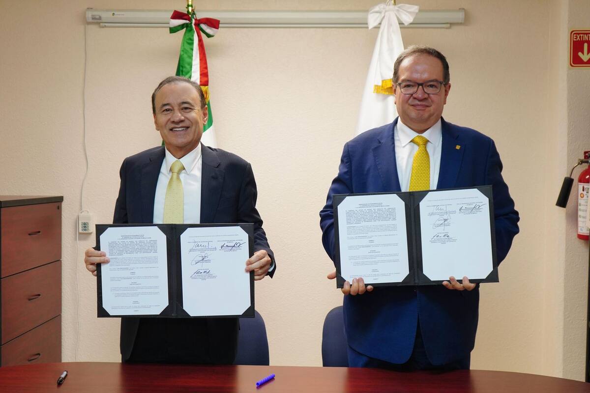 Firma Gobernador Durazo acuerdo con UNAM para impulsar innovación científica