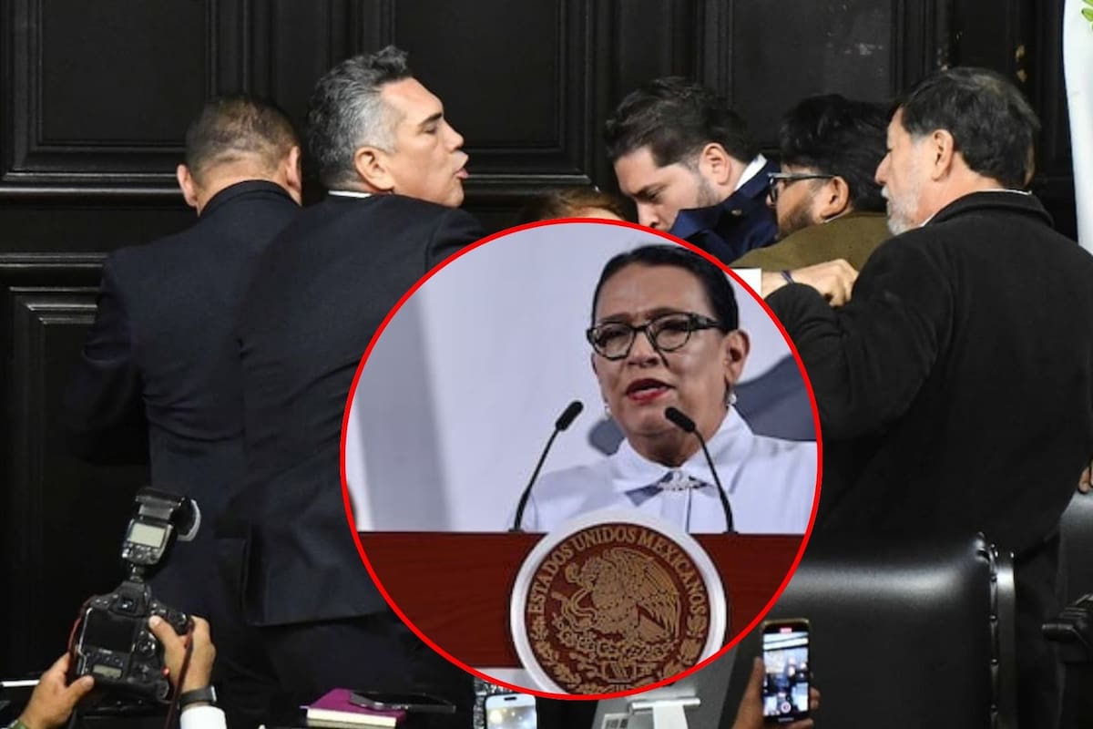 Rosa Icela, secretaria de Gobernación, llama a la calma tras enfrentamiento entre “Alito” Moreno y Noroña