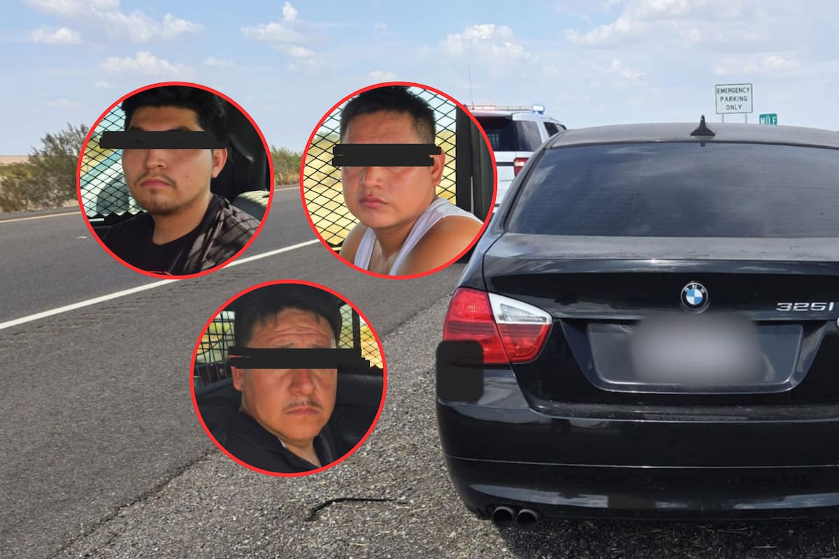 Patrulla Fronteriza detiene a traficantes de personas y a tres migrantes mexicanos en carretera de Yuma, Arizona