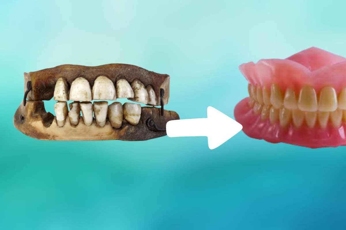Durante el siglo XIX, las dentaduras postizas se elaboraban con dientes de los soldados fallecidos