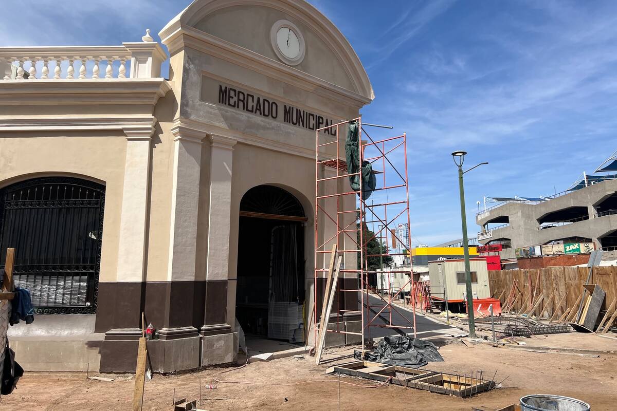 ¡Falta muy poco!: Restauración del Mercado Municipal de Hermosillo lleva 95% de avance