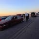 Choque frontal deja dos vehículos con severos daños en la carretera a El Barrote