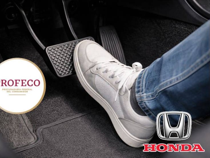 Profeco alerta a usuarios de vehículos Honda y Acura; podría fallar el pedal de freno