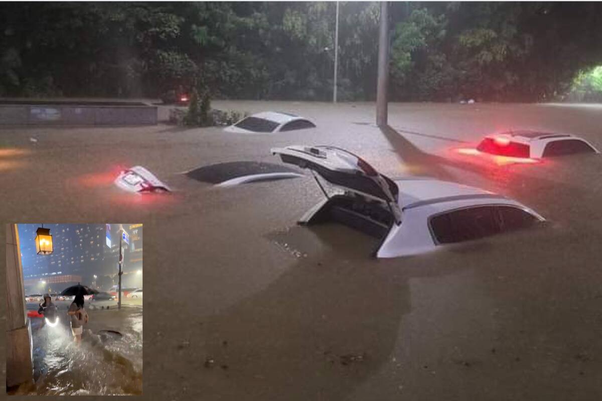 VIDEO: Lluvias dejan ocho muertos, las más fuertes en 80 años en Corea del Sur