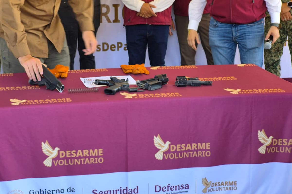 Destruyen 185 armas y más de 35 mil cartuchos recolectados en campaña de desarme