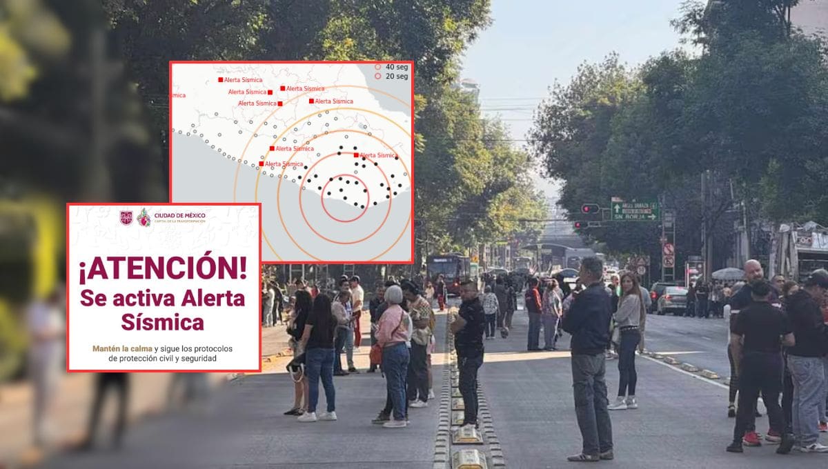 Un sismo con epicentro en Oaxaca activó la alerta sísmica la tarde del domingo 8 de febrero en la Ciudad de México. (Foto: El Universal/Especial GH)
