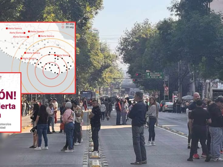 Sismo de magnitud 5.7 activa alerta sísmica en CDMX; no se reportan daños ni personas lesionadas