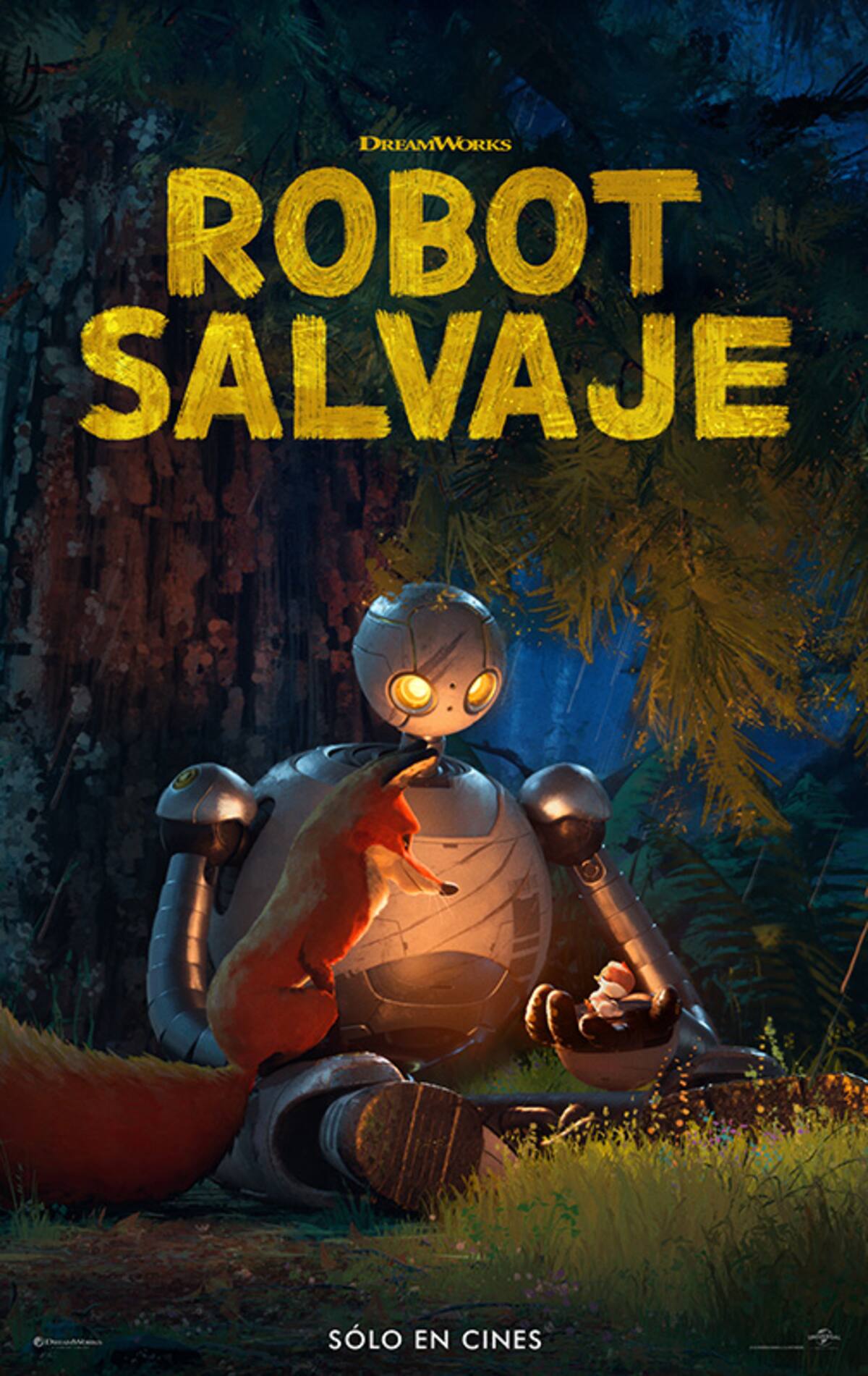 Robot Salvaje: Nominada a Mejor Animación y Mejor Banda Sonora, "Robot Salvaje" cuenta la conmovedora historia de adaptación de una robot. / Foto: Especial
