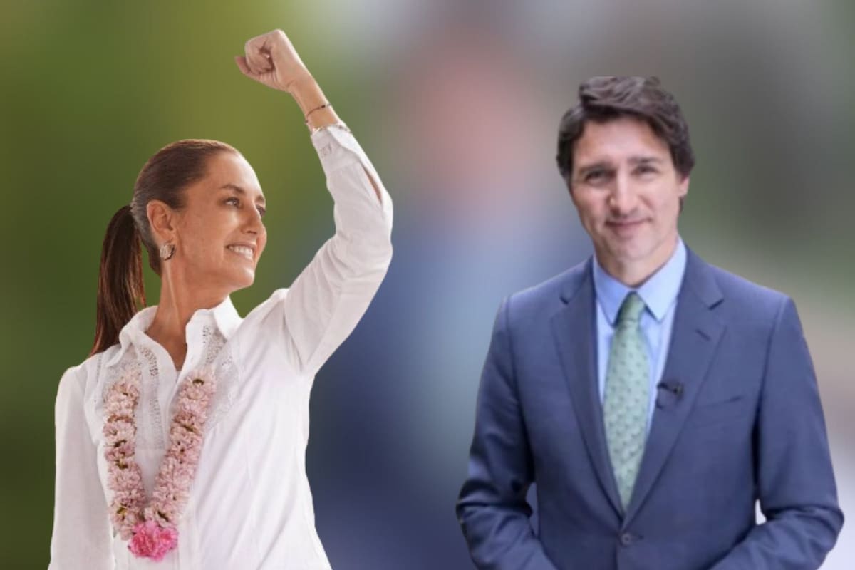 Justin Trudeau felicita a Claudia Sheinbaum por victoria